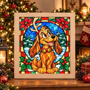 Max Dog Acrylic Shadow Box Frame Wood