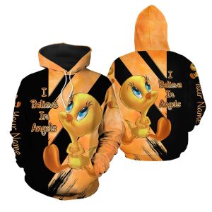 Tweety Bird I Believe In Angles 3D Hoodie 2