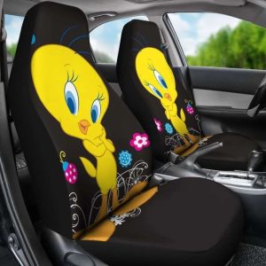 Tweety Bird Seat Cover 2 PCS 02