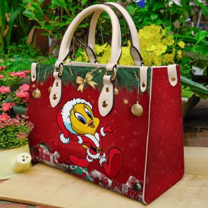 Tweety Bird Christmas New Purse - Leather Bag - Handbag For Women