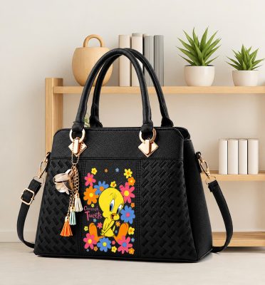 Tweety Bird And Flower Handbag New