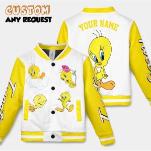 Tweety Bird Gift For Fan Baseball Jacket